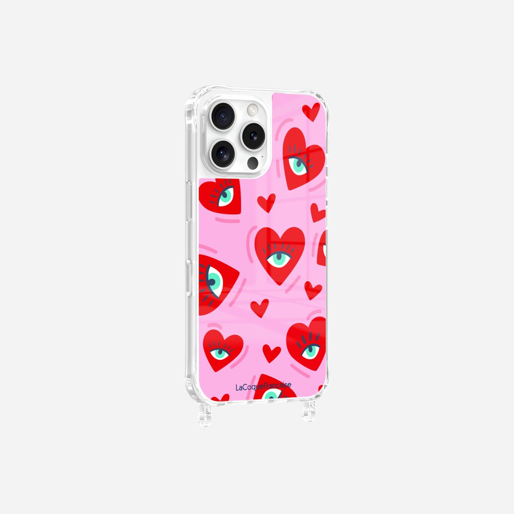 Coque Anneaux Imprimee Yeux D'amour