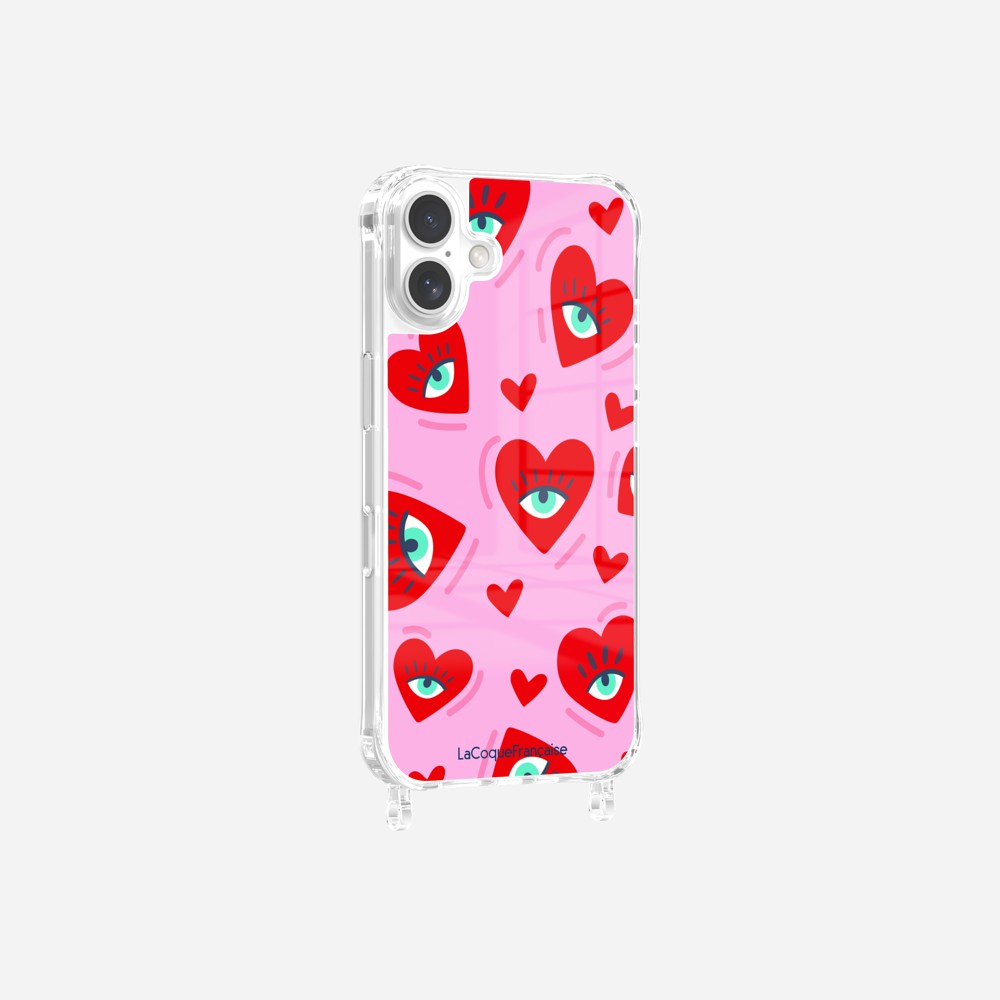 Coque Anneaux Imprimee Yeux D'amour