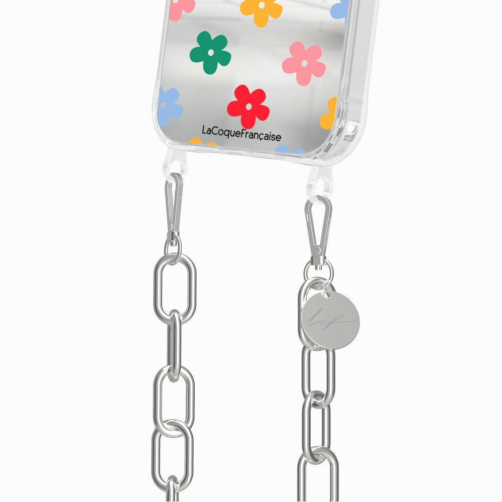Coque Anneaux Miroir Imprimee Flower