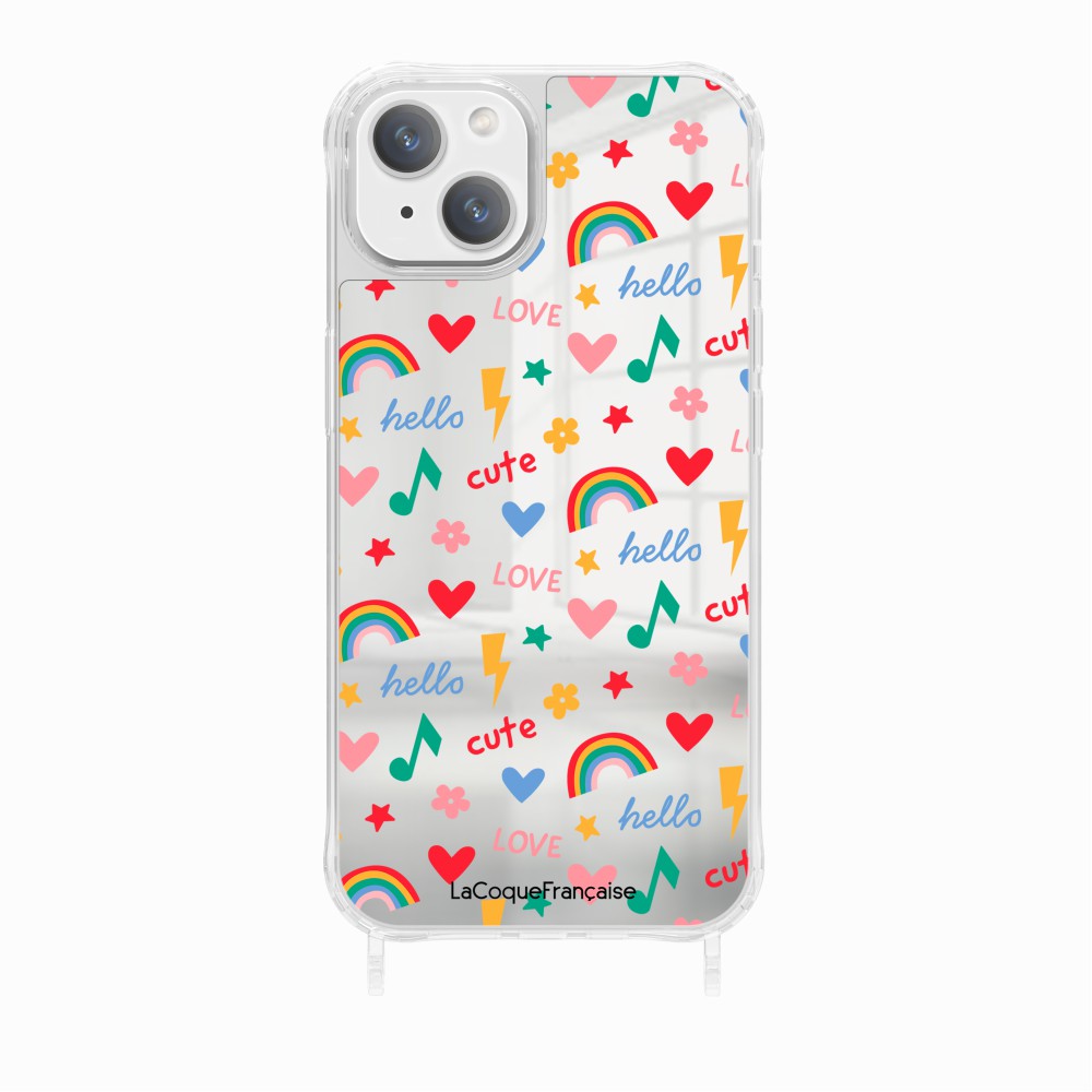 Coque Anneaux Miroir Imprimee Recre