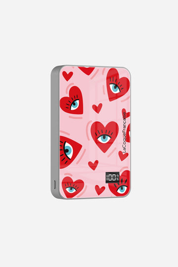 Batterie Magsafe Yeux D'amour Rose 10 000 Mah