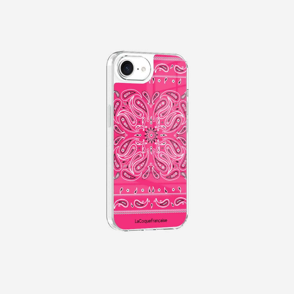 Ringless Case Printed Bandana Neon Pink