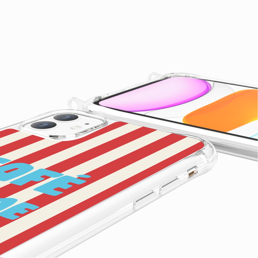 Coque Anneaux Imprimee Cafe Creme