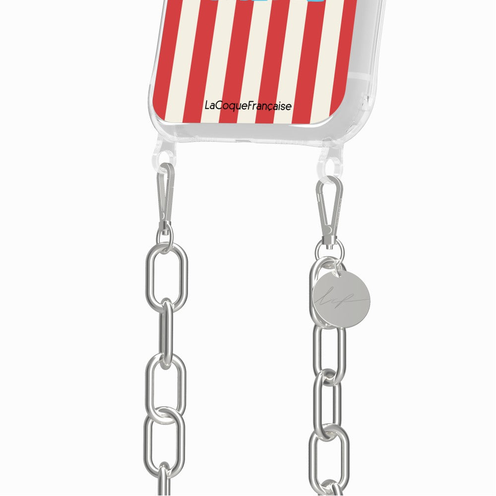 Coque Anneaux Imprimee Cafe Creme