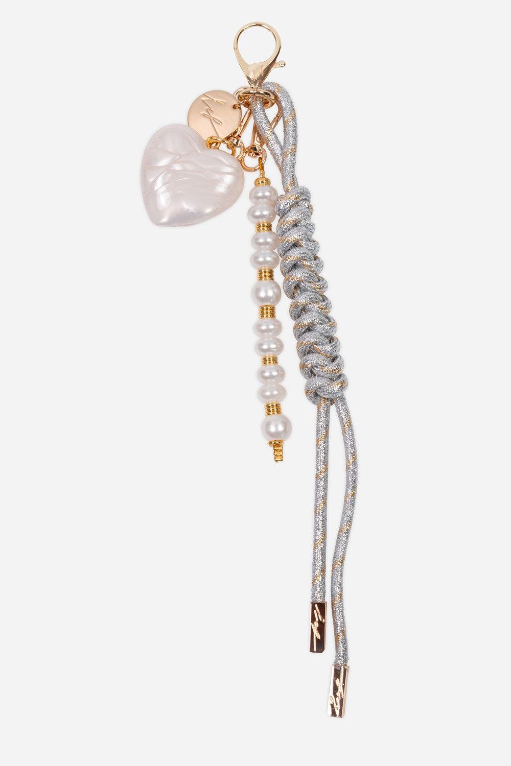 BOBBY CORDON ARGENT COEUR NACRE