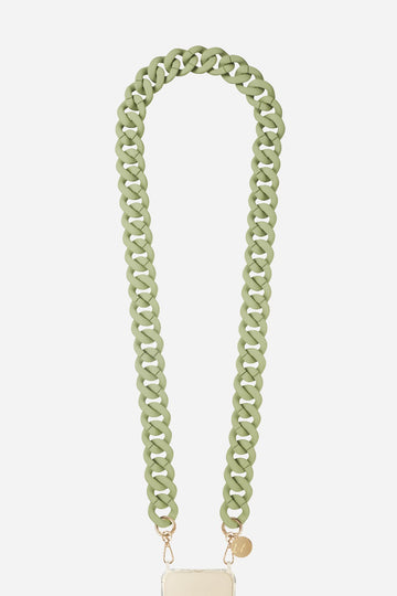 Chaine Longue Alice Vert 120 cm