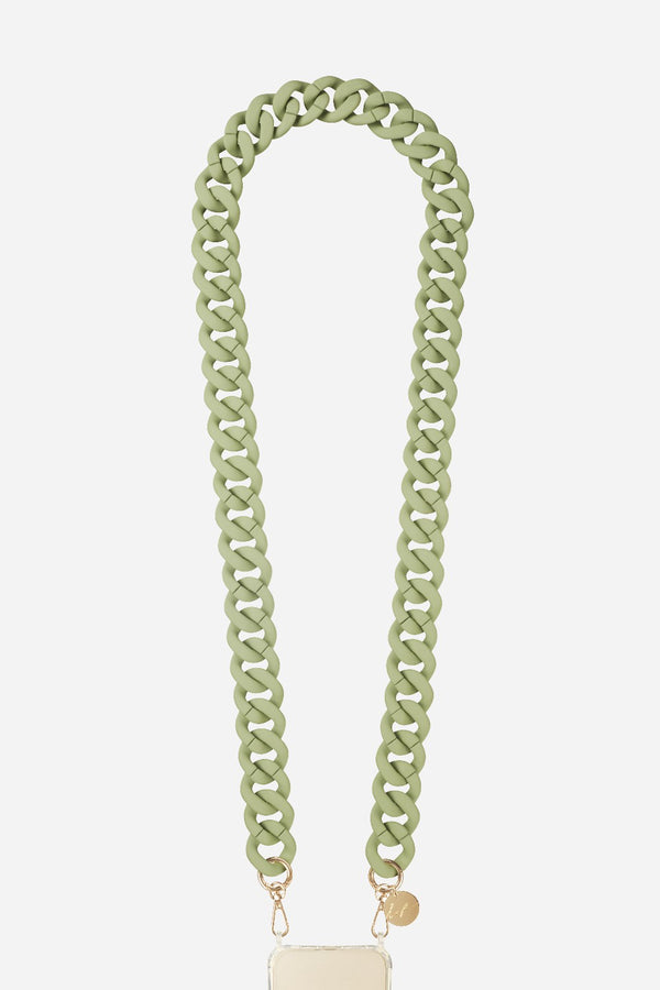 Chaine Longue Alice Vert 120 cm