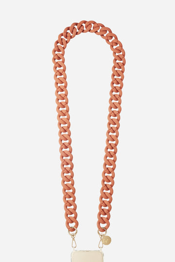 Chaine Longue Alice Rouille 120 cm