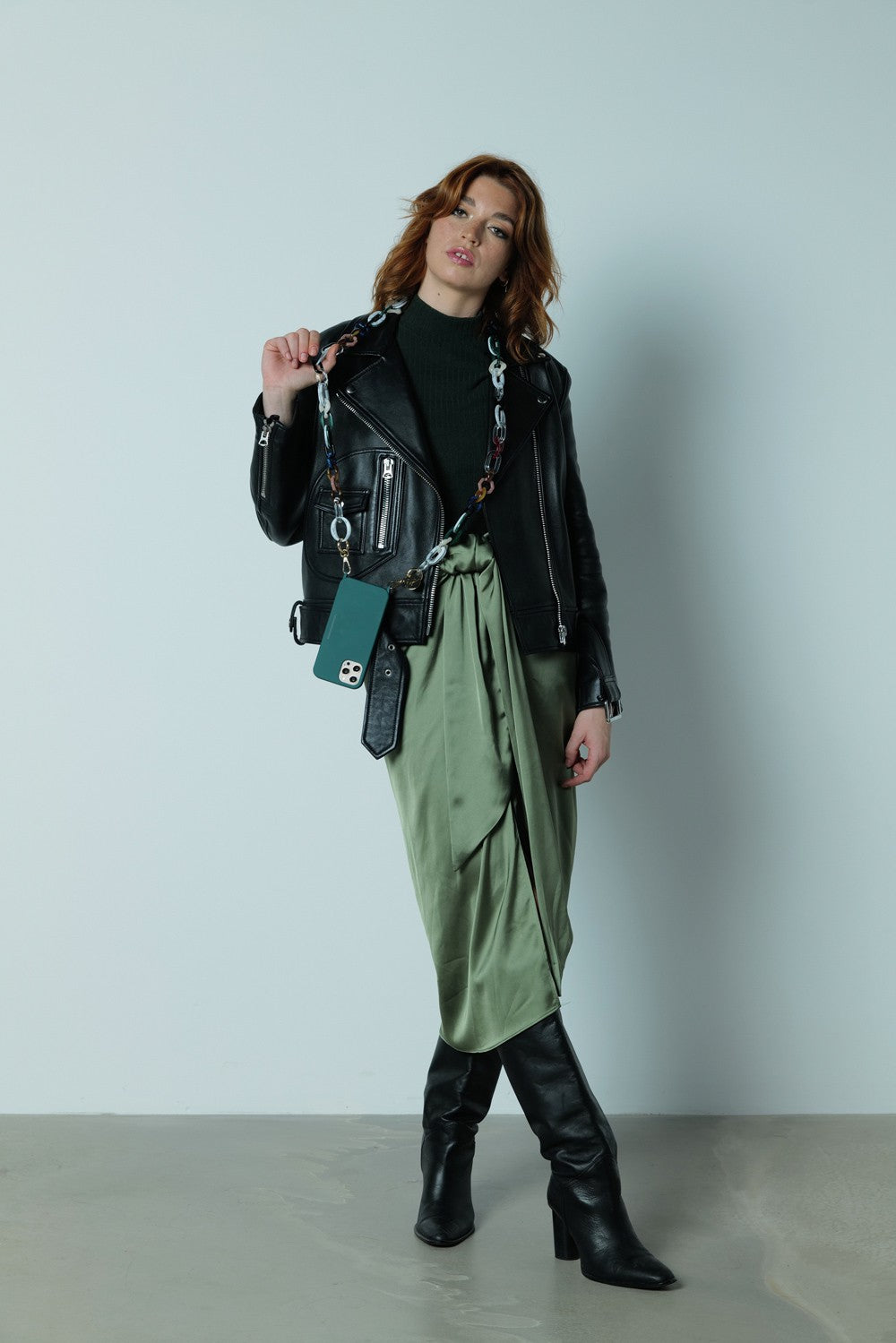 Long Ava Chain Multicolored 120 cm