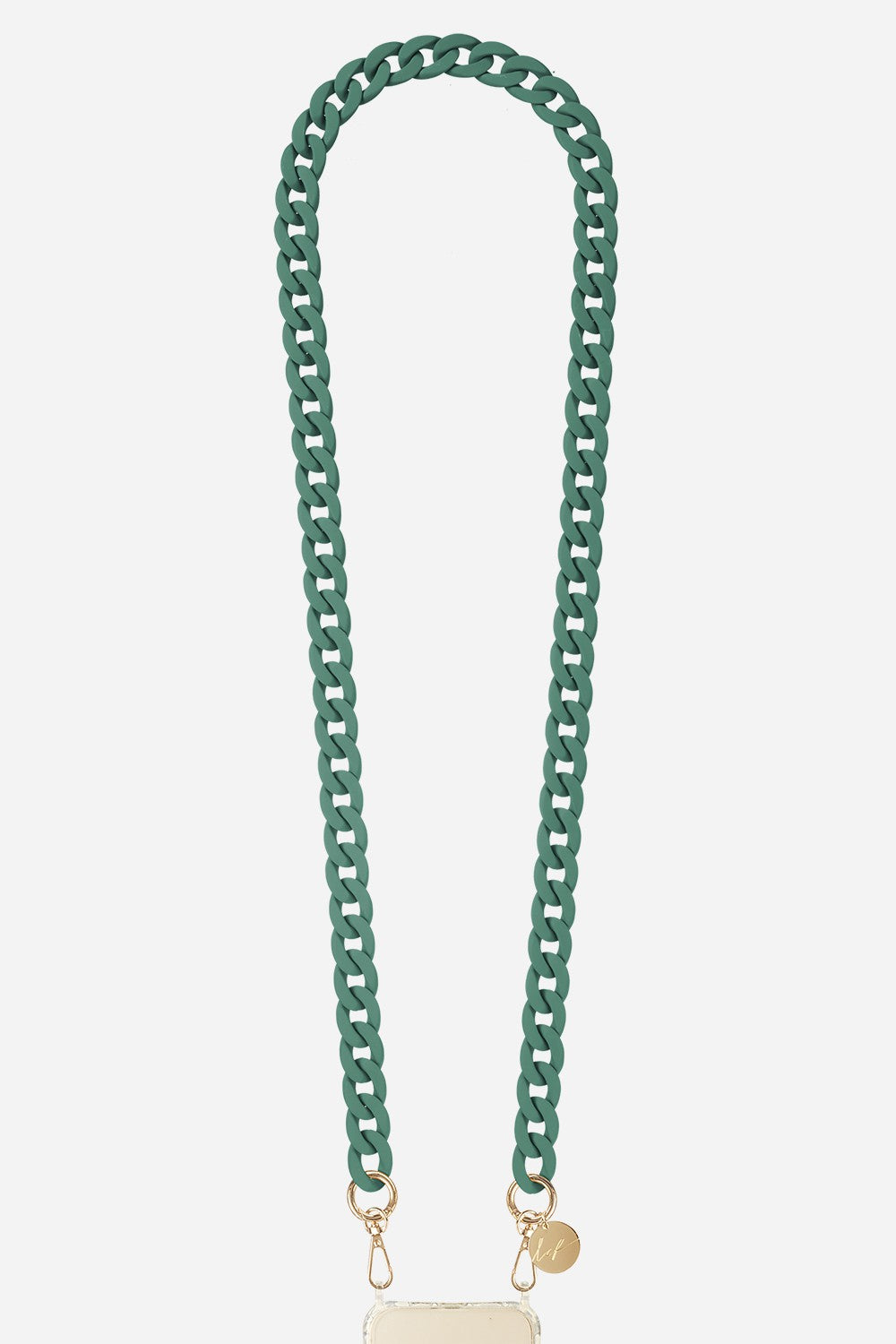 Chaine Longue Sarah Vert 120 cm