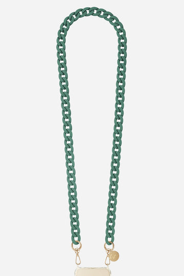 Chaine Longue Sarah Vert 120 cm