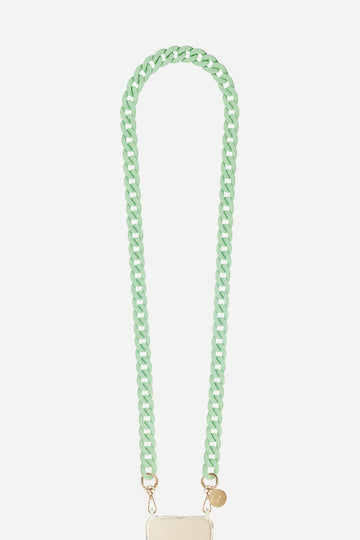 Chaine Longue Sarah Vert 120 cm