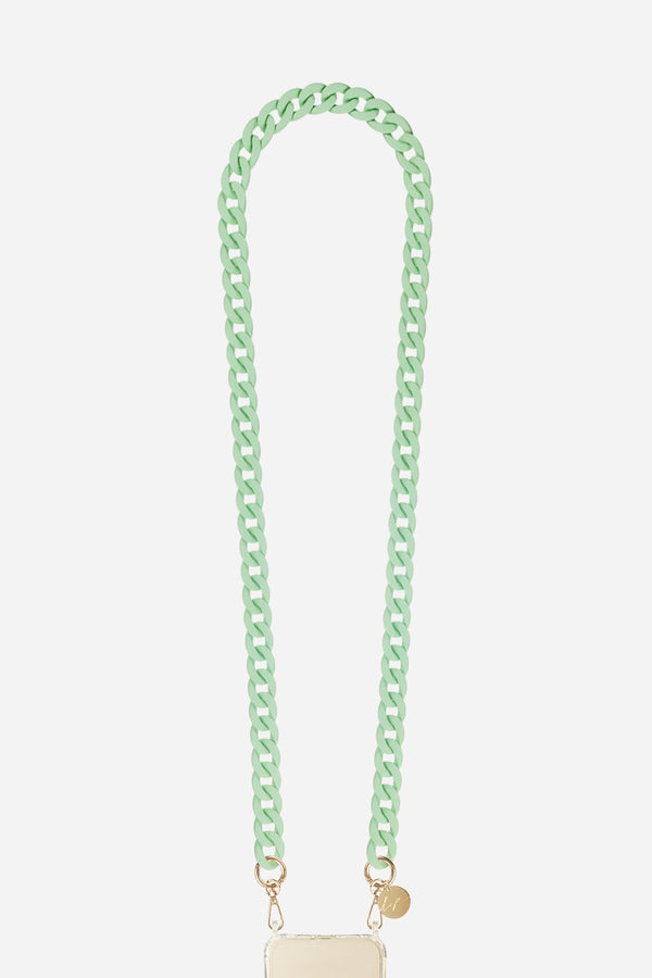 Chaine Longue Sarah Vert 120 cm