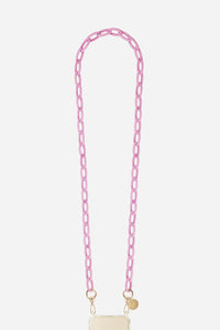Zoe fuchsia long chain 120 cm