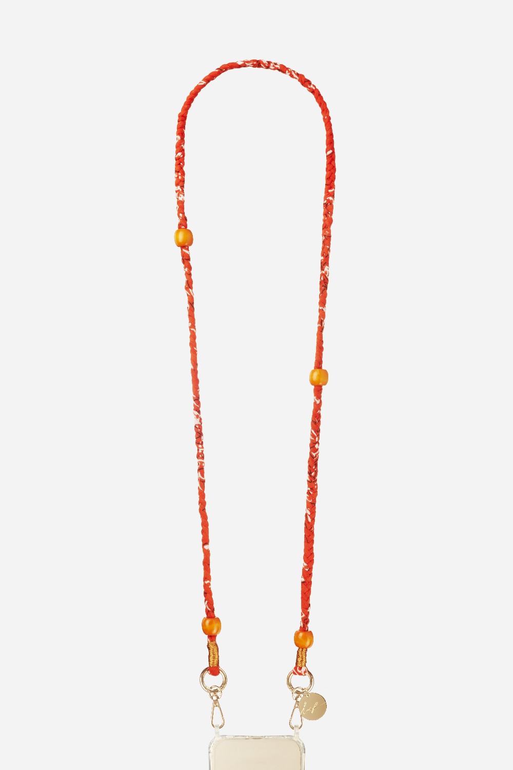 Blood orange Della braided cord