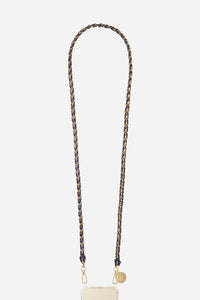 Chaine Longue Lou Bleu 120 cm