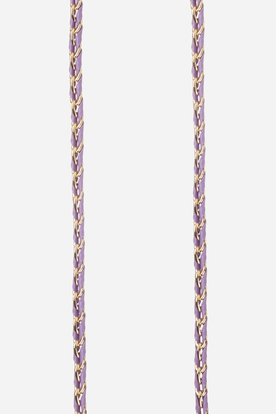 Chaine Longue Lou Violet 120 cm - 2