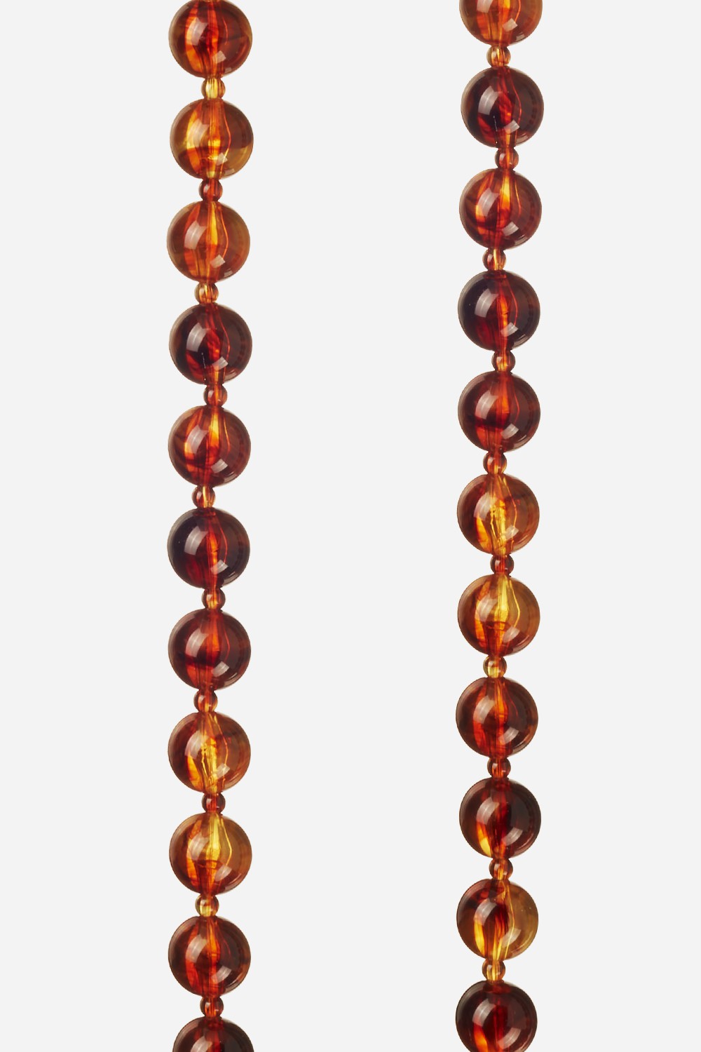 Chaine Longue Leonie Marron 120 cm