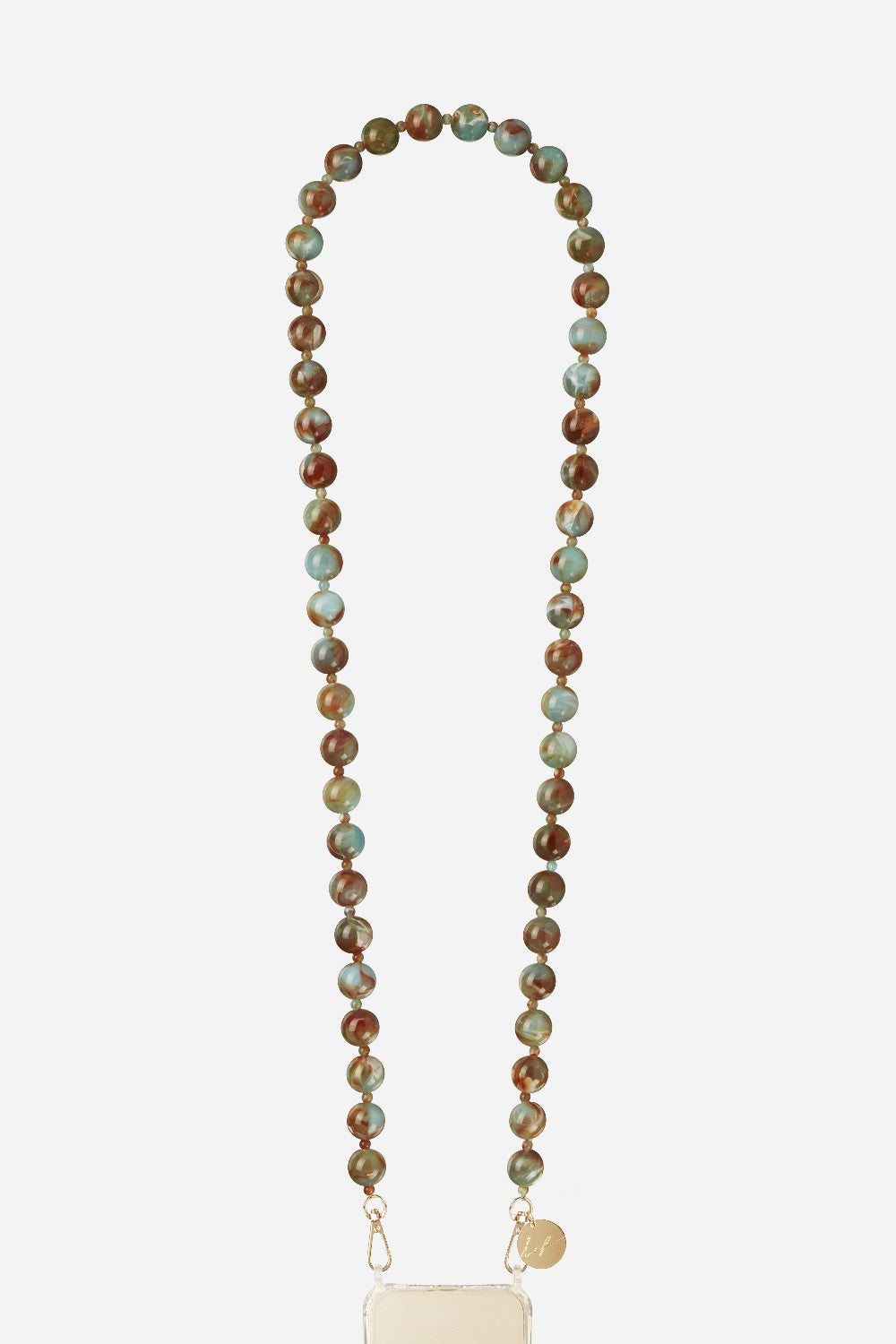 Chaine Longue Leonie Bleu 120 cm