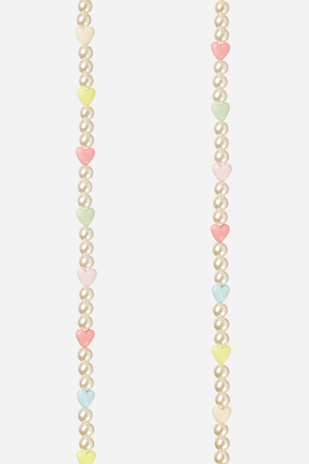 Chaine Longue Isa Blanc 120 cm