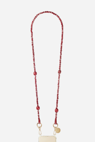 Cordon tresse Della rouge