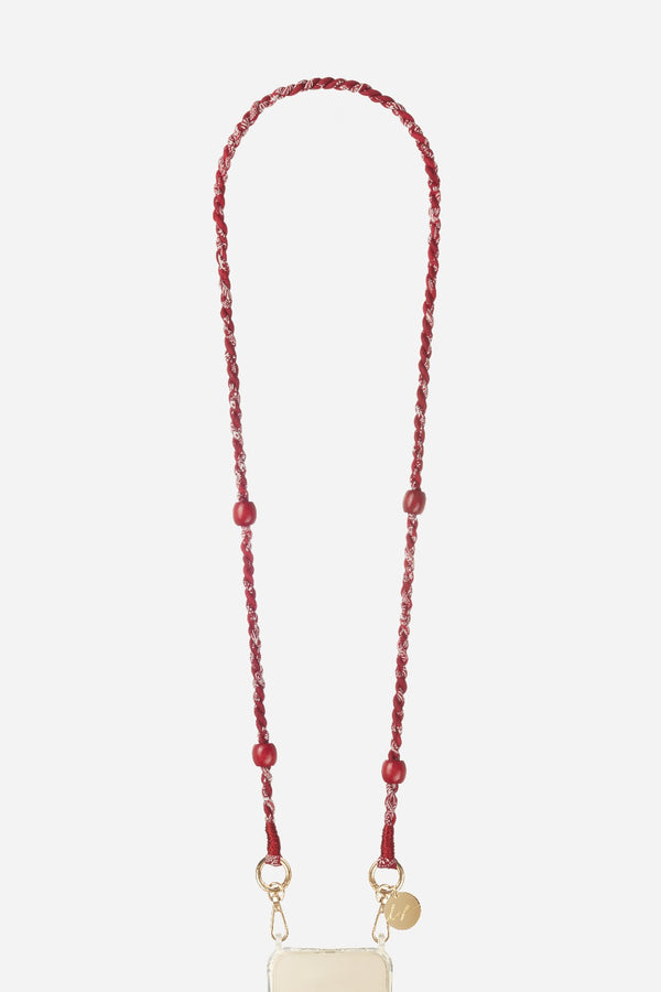 Cordon tresse Della rouge