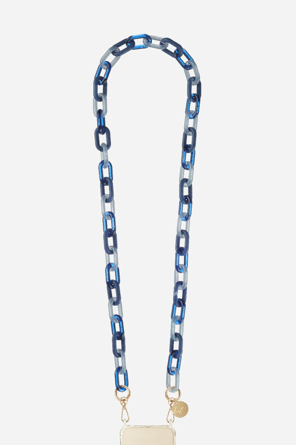Chaine Longue Lexy Bleu 120 cm