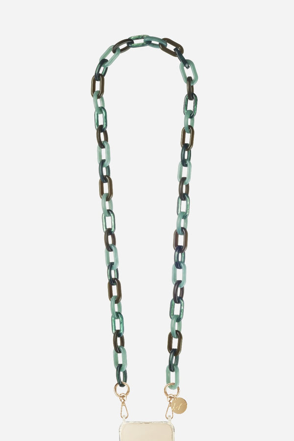 Chaine Longue Lenny Vert 120 cm