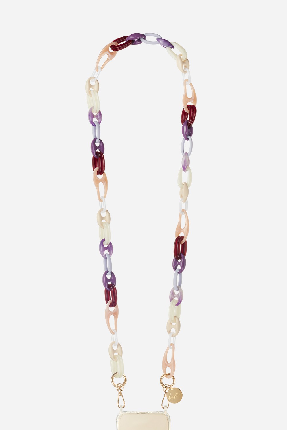 Chaine Longue Viola Violet 120 cm