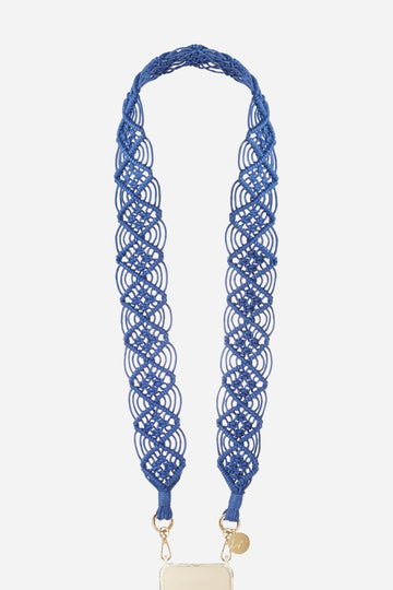 Chaine Longue Eve Bleu 120 cm
