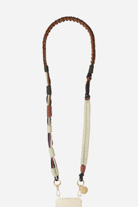 Roxanne Khaki Long Chain 120 cm