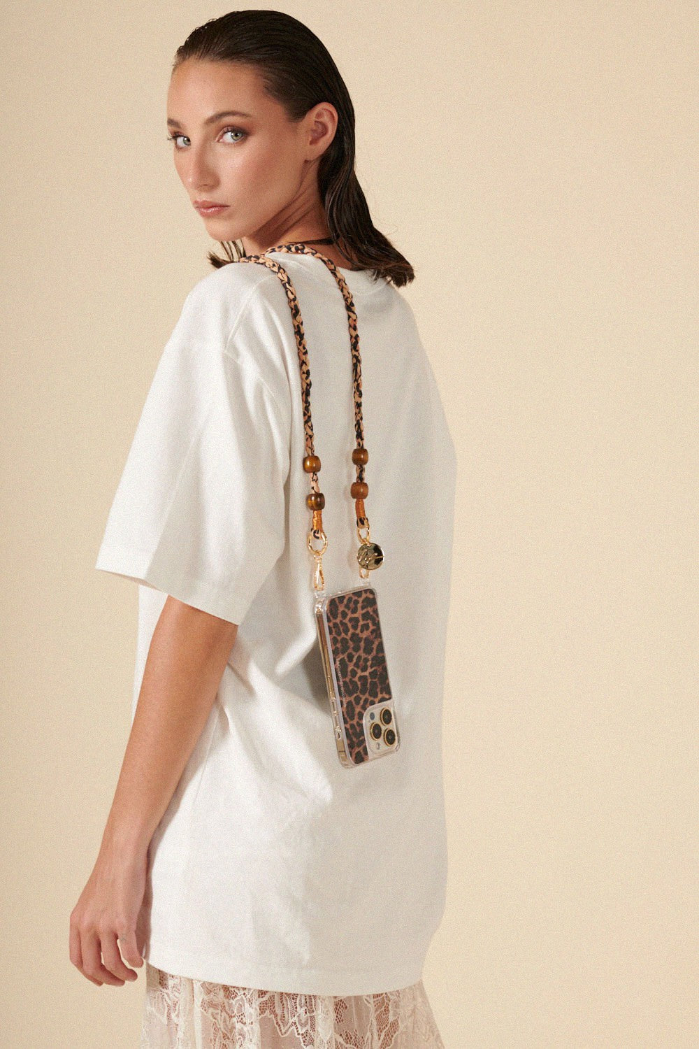 Leo Long Chain Brown 120 cm