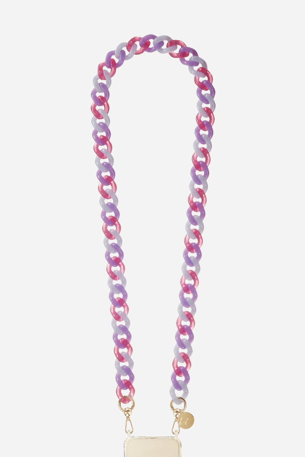 Chaine Longue Gia Violet 120 cm