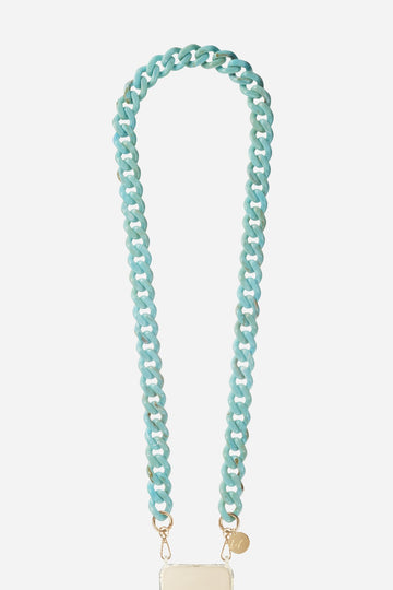 Chaine Longue Gia Bleu 120 cm