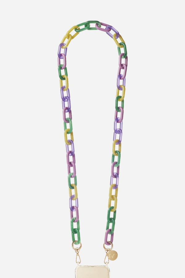 Chaine Longue Blake Violet 120 cm