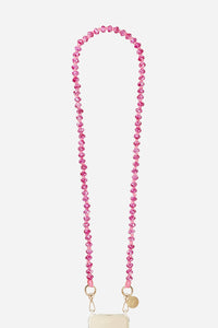 Chaine Longue Jasna Rose 120 cm