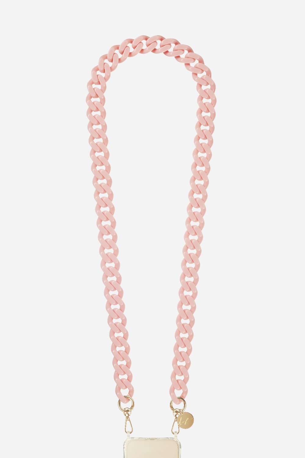 Chaine Longue Gia Rose 120 cm