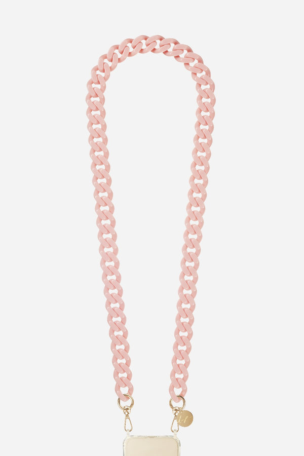Chaine Longue Gia Rose 120 cm