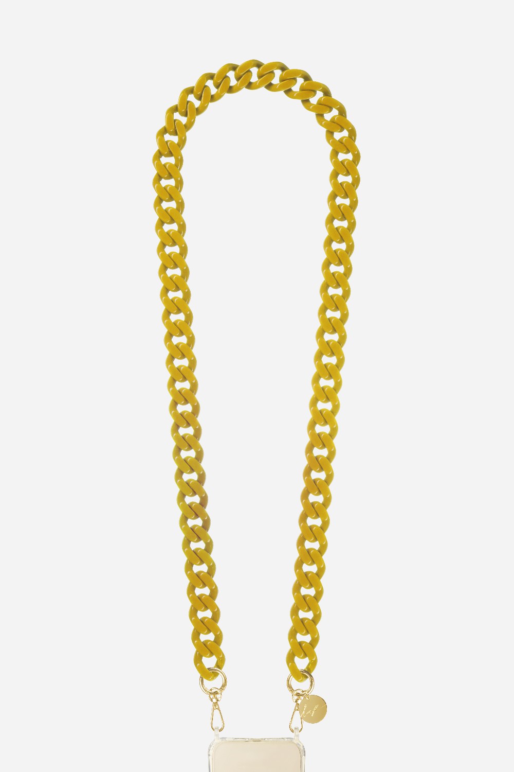 Chaine Longue Gia Moutarde 120 cm