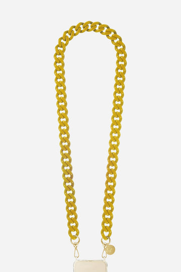 Chaine Longue Gia Moutarde 120 cm