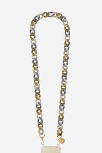 Gia Khaki Long Chain 120 cm