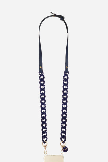 Chaine Longue Giorgia Bleu 120 cm