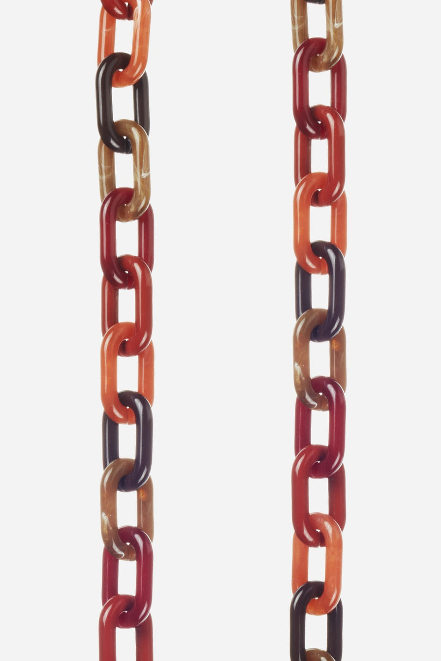 Chaine Longue Tina Bordeaux 120 cm - 2
