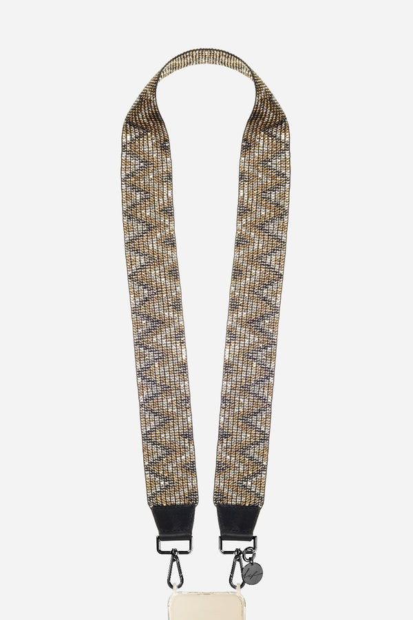 Chaine Longue Ila Noir 120 cm