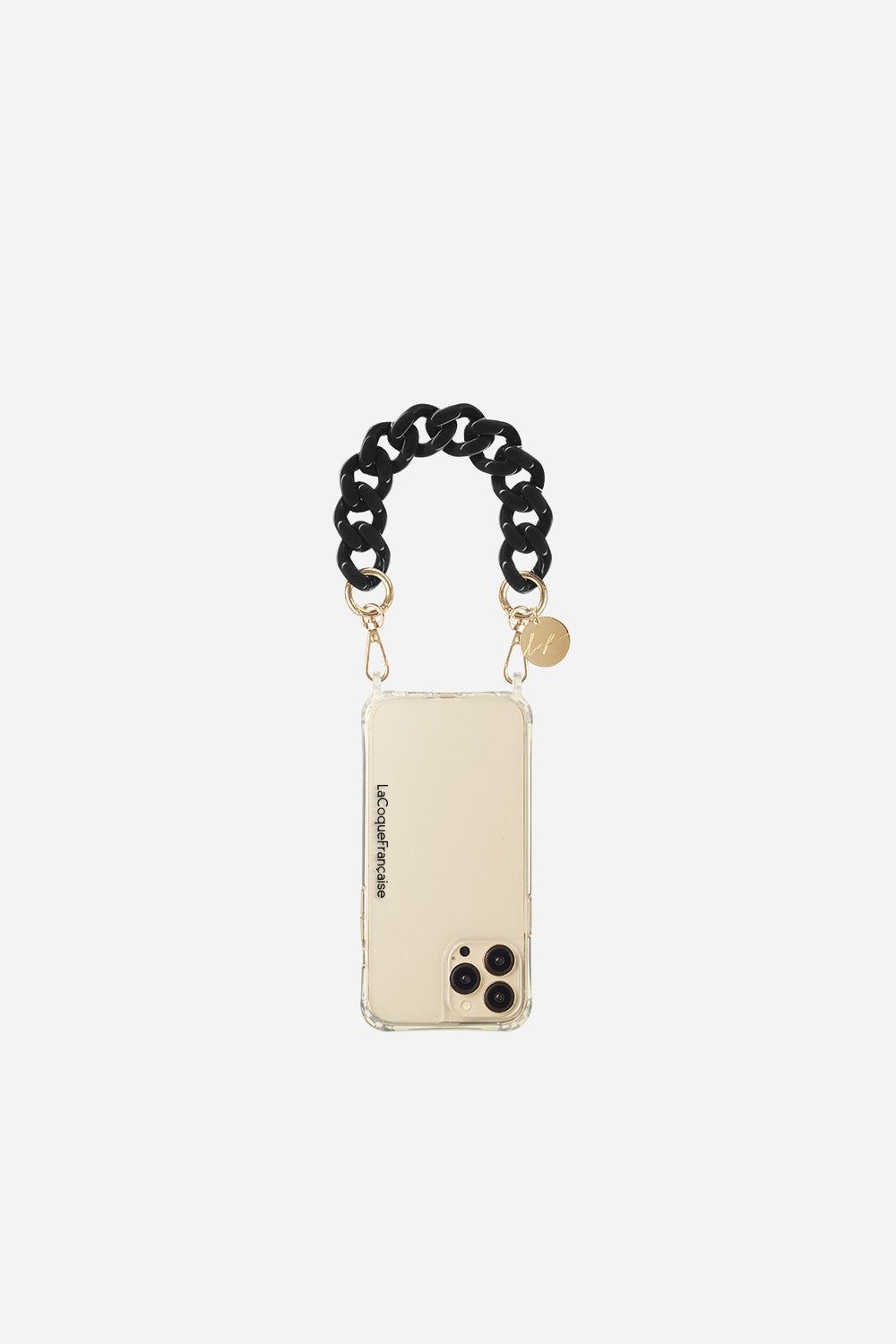 Gianna Black Short Phone Chain 30 cm