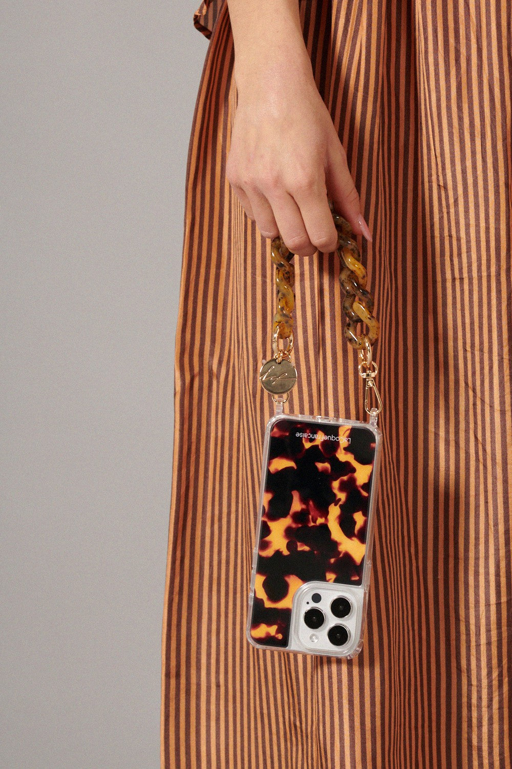 Gianna Tortoiseshell Short Chain 30 cm