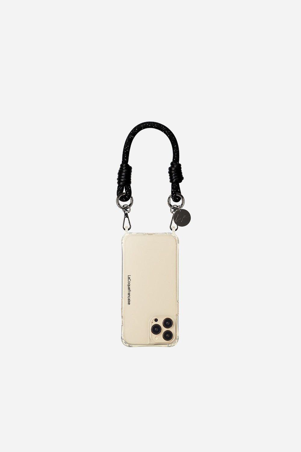 Chaine Courte Evan Noir 40 cm