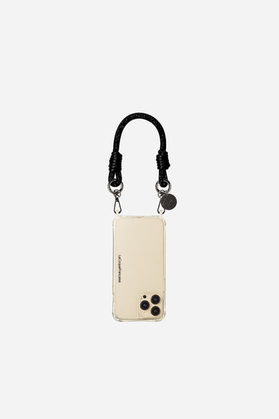 Chaine Courte Evan Noir 40 cm