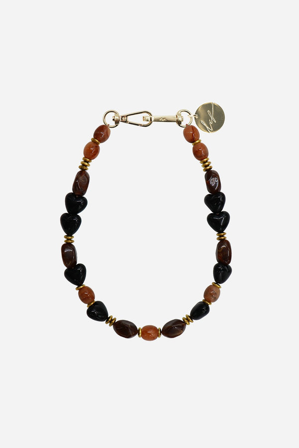 Chaine Courte Dara Noir 40 cm