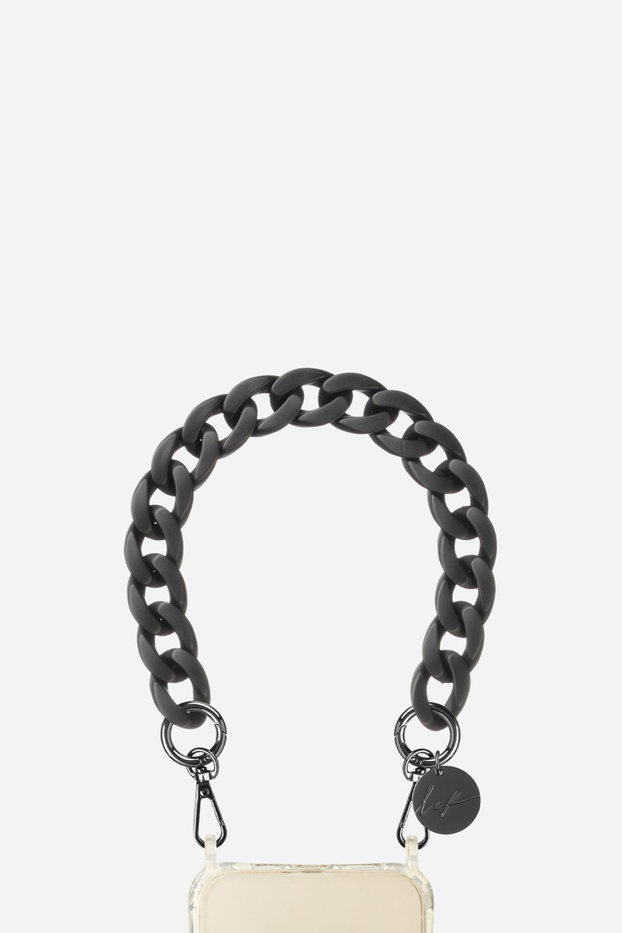 Chaine Courte Sarah Noir 40 cm - 2